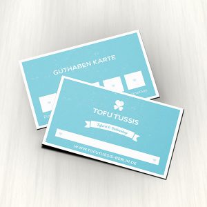 TofuTussis Guthabenkarte
