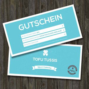 TofuTussis Workshop Gutschein